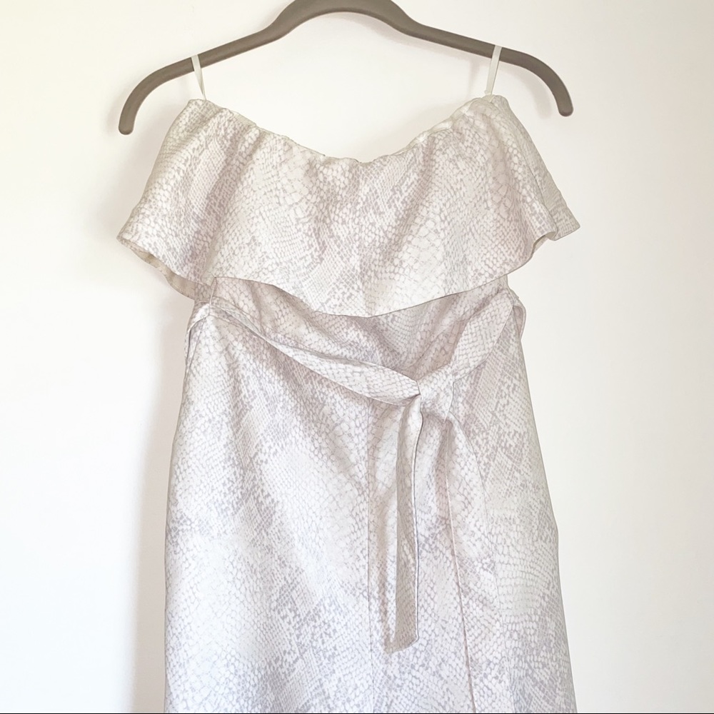 Aritzia Babaton Snakeskin Print Flutter Jumpsuit … - image 2